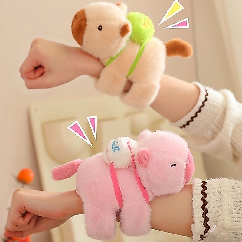 สายรัดข้อมือ คาปิบาร่า น่ารักๆ ตุ๊กตาขนนุ่มๆ ของขวัญวันเกิด พร้อมส่งจากไทย