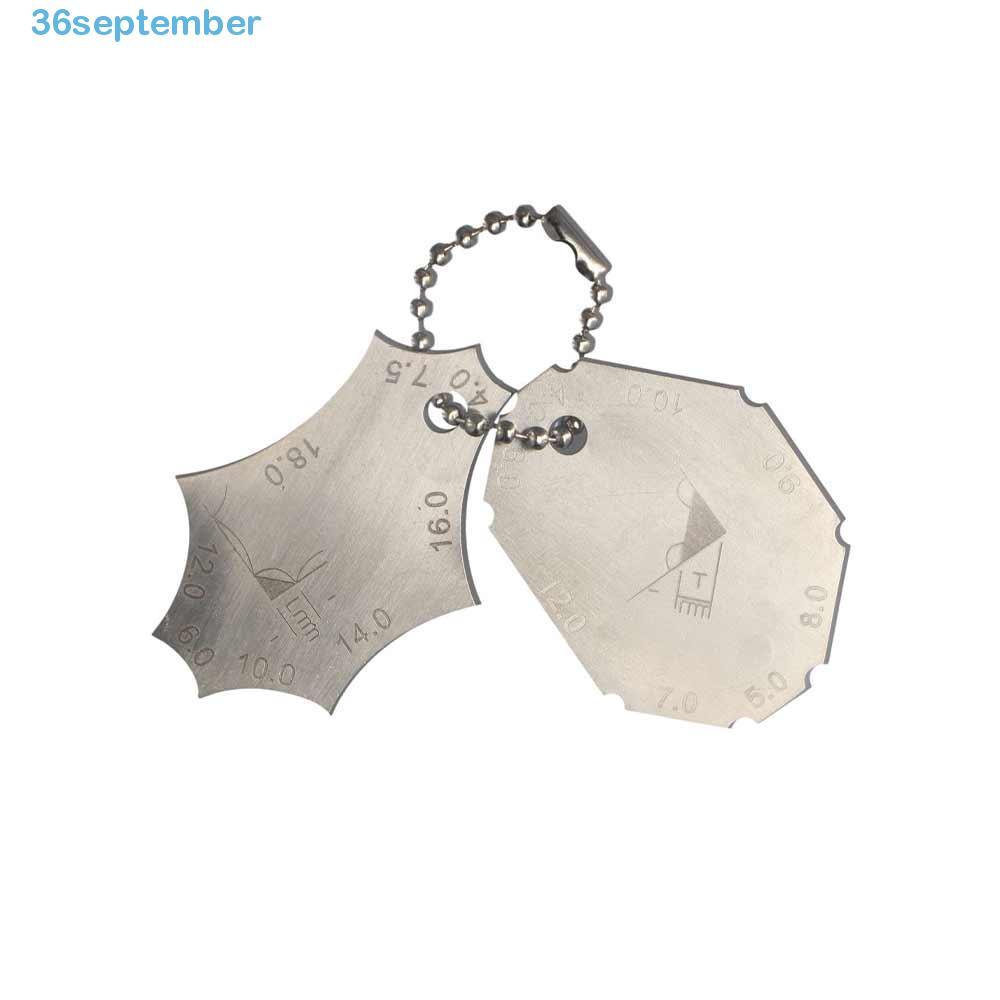 SEPEMBER Weld Gauge,ความยาวขา Tee Joint Welding Gauge,สองชิ้นคอลึกสแตนเลส Fillet Weld เครื่องเชื่อมต