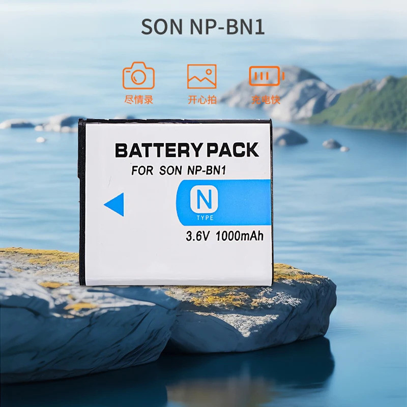 1000mAh NP-BN1 NP BN1 Bn1 แบตเตอรี่สําหรับ Sony DSC-W800 DSC-WX220 DSC-W830 DSC-W810 DSC-QX30/QX100/