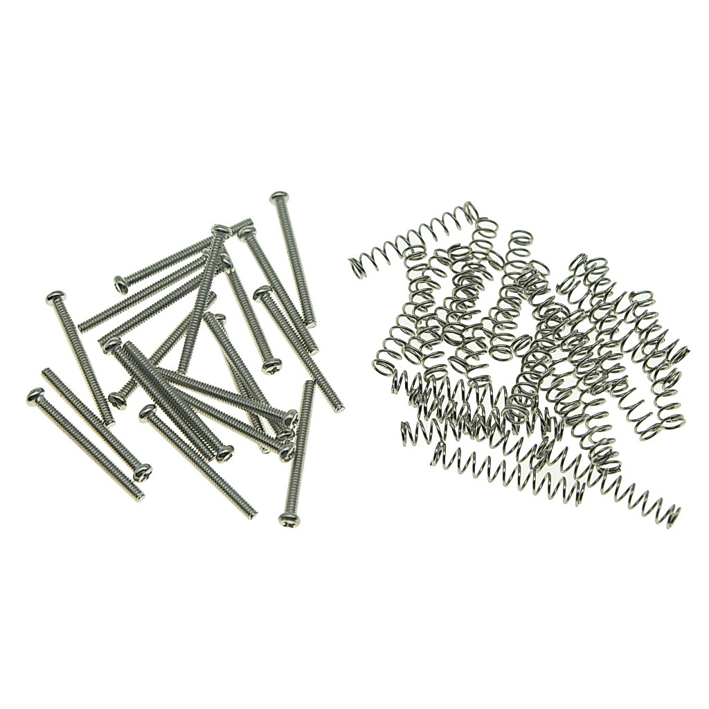 KAISH 20/50pcs USA/Imperial ด้ายกีตาร์ Humbucker รถกระบะสกรู Humbucker รถกระบะความสูงสกรูสปริง