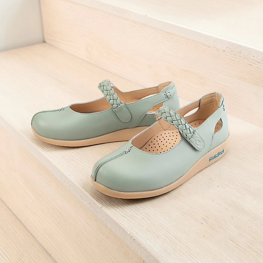 Dortmuend Chic Mary Jane JS851 061-000 Aqua รองเท้าทรงแมรี่เจน