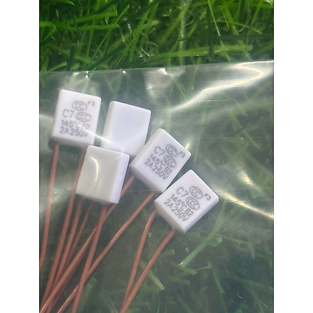 ฟิวส์พัดลม เทอรโมฟิวส์ 145 องศา 2A ขาหุ้มฉนวน 5ชิ้น