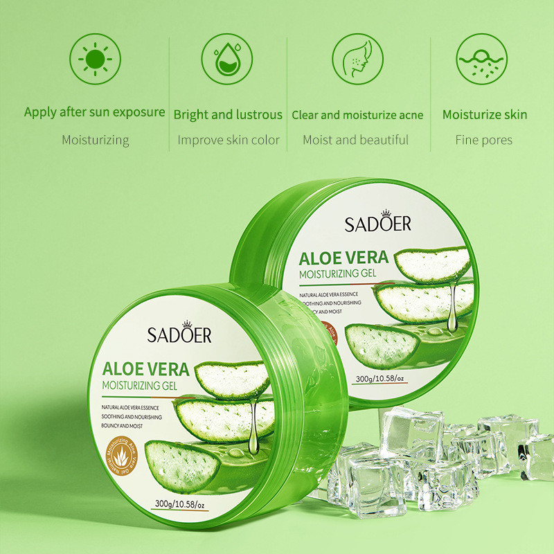[สต๊อกพร้อม] SADOER Aloe Vera Gel Aloe Vera Gel Aloe Vera Gel VC Gel WJG
