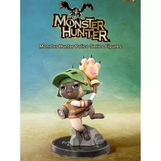 POP MART Monster Hunter Palico ซีรีส์ ฟิกเกอร์ กล่องสุ่ม น่ารัก ของสะสม ของแต่งโต๊ะ ของขวัญสำหรับแฟนๆ
