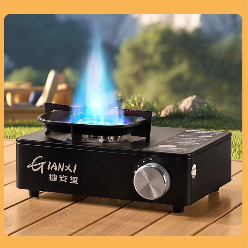Gianxi Fire Cassette เตาปรุงอาหารกลางแจ้งพกพา สไตล์แคมปิ้งบาร์บีคิว เตาแก๊สและไฟฟ้า