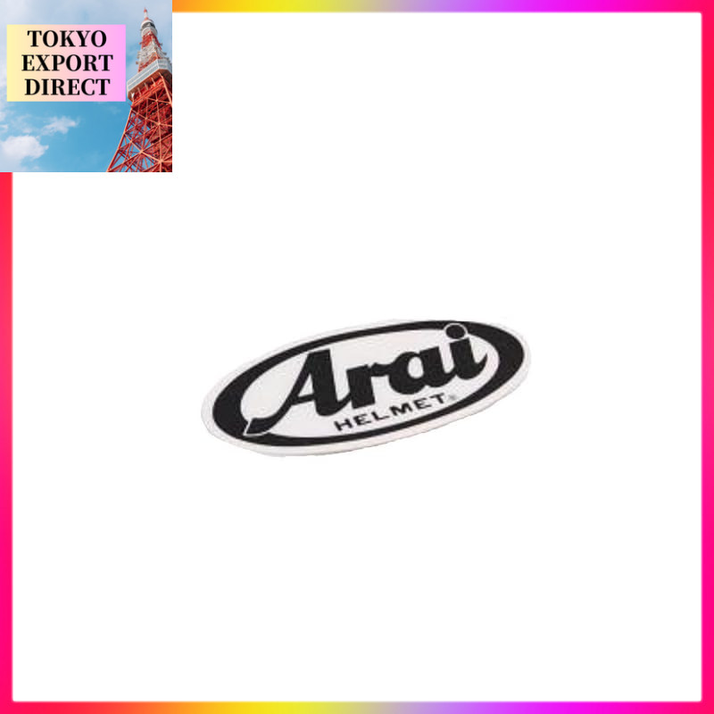 Arai Sticker with Coating Application (9X4) 1593 (Old Part Number: 1593) 121593[DIRECT FROM JAPAN]
