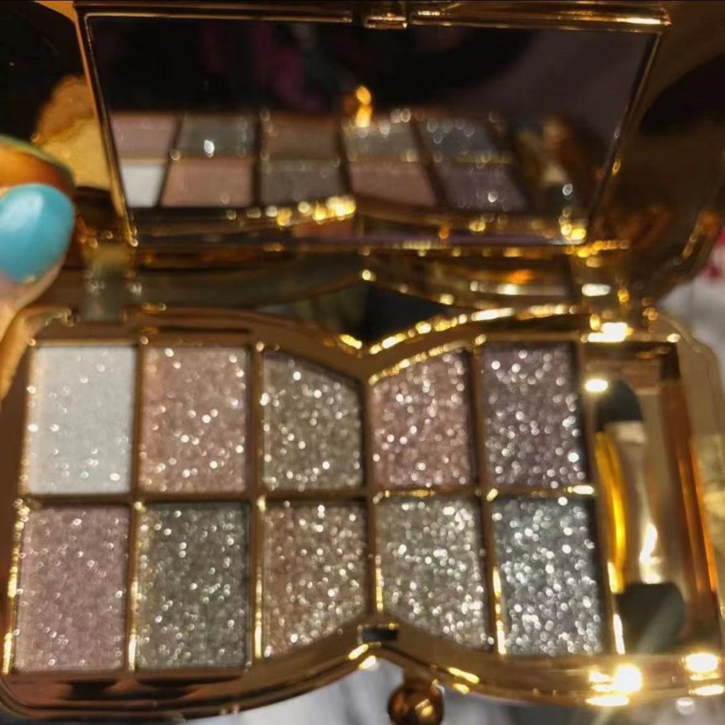 Eye Shadow Palette 2025 Shining Eyeshadow Winnie the Pooh Official Ten Colours Glittering to the End