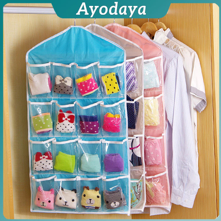 Ayo ที่เก็บถุงเก็บถุงเท้า เก็บชุดชั้นใน แบบแขวน socks storage bag