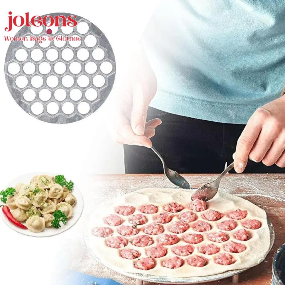 JOLEONS Ravioli Maker, 37 หลุมอลูมิเนียม Dumpling แม่พิมพ์,Ravioliครัวทําอาหารเครื่องมือรัสเซีย Pelm