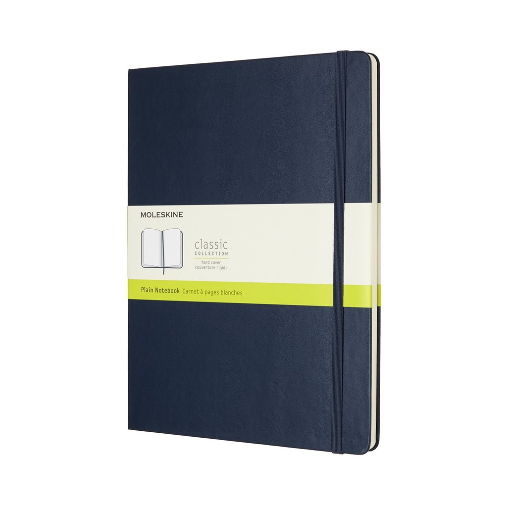 Moleskine Classic Notebook Hard Cover Blank Xl Size (19Cm X 25Cm) Sapphire Blue Qp092B20
