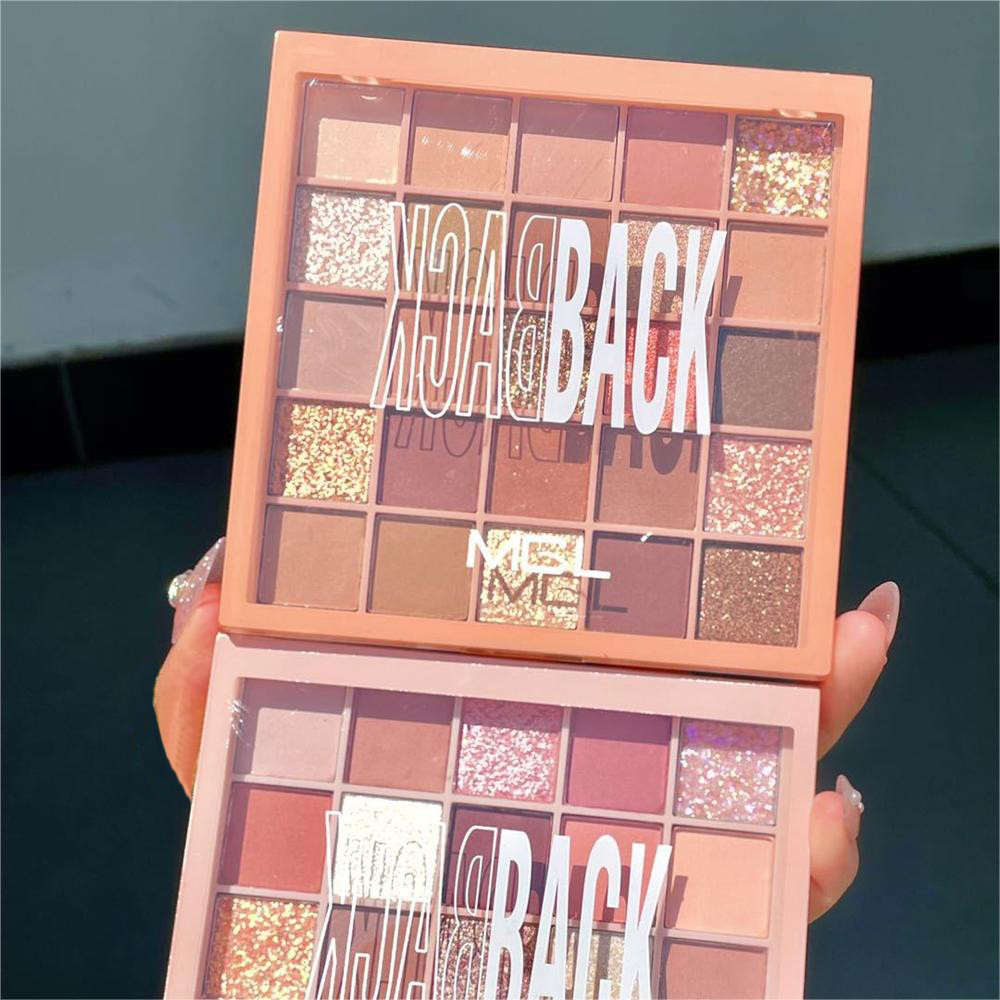 MGL Brightening Highlight Eyeshadow Highlight Brightening Girly Eyeshadow Palette สามารถซ้อนแต่งหน้า