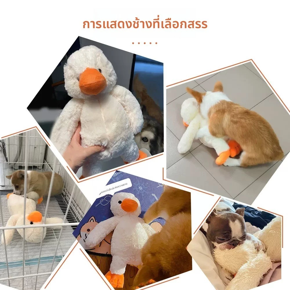 ตุ๊กตาเป็ดของเล่นสุนัขกัดสนุก thumbnail 5