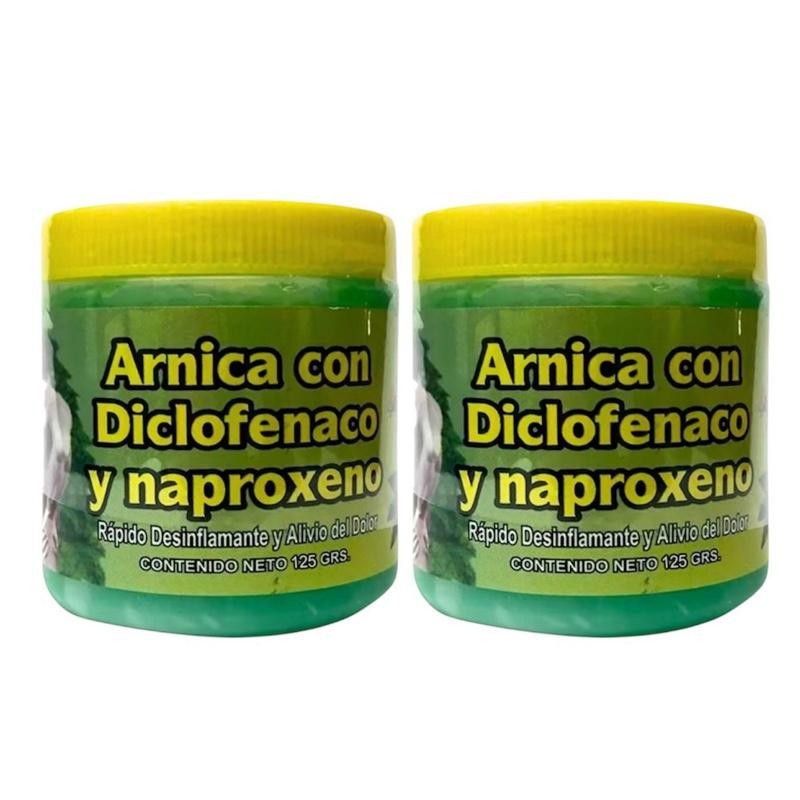(แพ็ค 2) Arnica pomada muscular 125g - Arnica Massage Balm – 125g | ไฮริ่ง ฟูลบอดี้แคร์