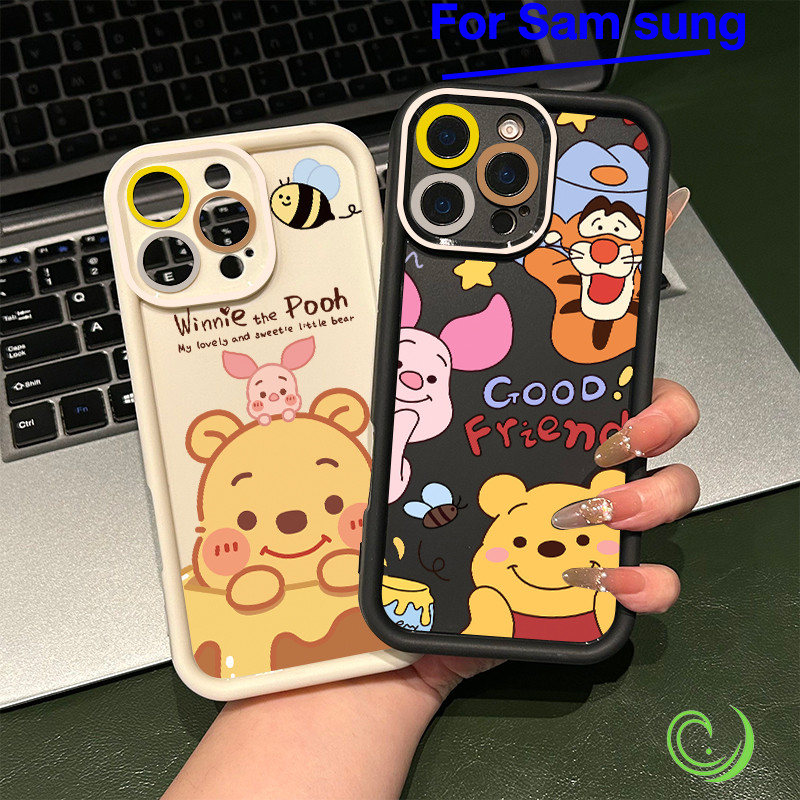 สำหรับ Samsung เคสซัมซุง A54 หมีพูห์ A55 A23 A05s A02s A15 A25 A12 A03 A02s A05 A06 A14 M12 A30s A04s A50 A50s A53