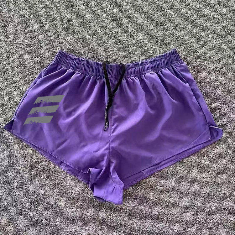 New Spot Track and Field Sports Students Breathable Sports Marathon Running Training Pants Reflective High Elastic Lining Short Shorts Sports Pants Fashion sports shorts