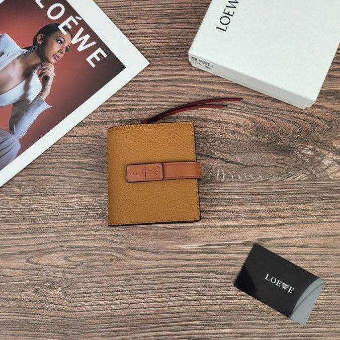 กระเป๋าเงินขนาดเล็ก Loewe คุณภาพดี L1125 พร้อมกล่องสีขาว