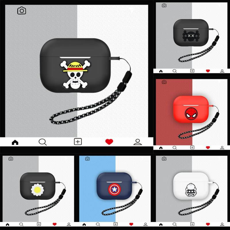 RY07 สําหรับ airpods4 กรณี/ airpods 3/Airpods Pro 3 กรณีซิลิโคนกรณี series ป้องกันฝุ่นสําหรับ airpod