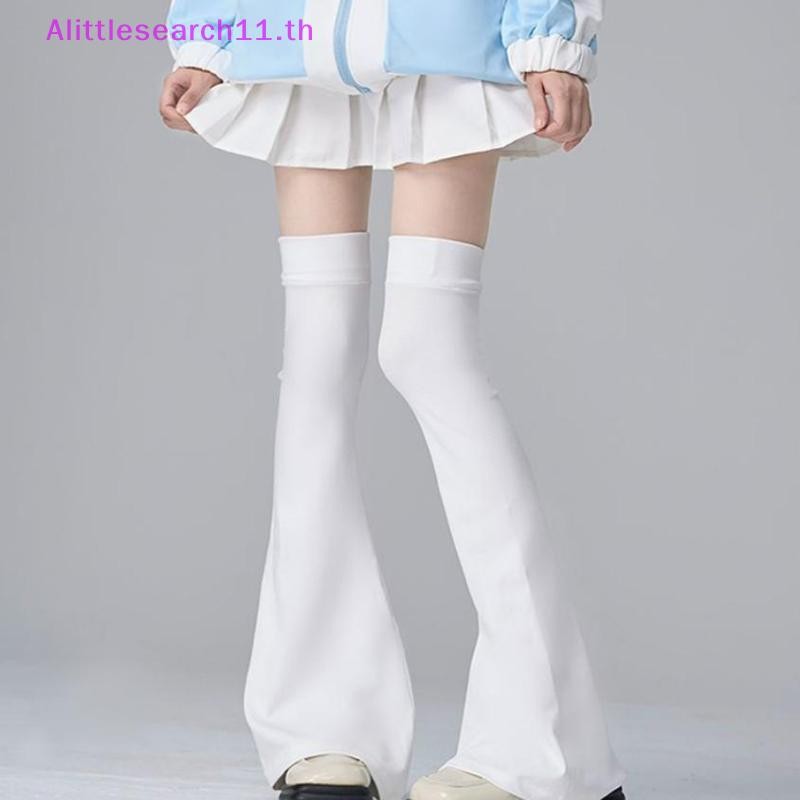 ถุงน่องแบบยืดหยุ่น สไตล์ญี่ปุ่น สูงกว่าเข่า ขอบพับ เซ็กซี่ สำหรับ femboy