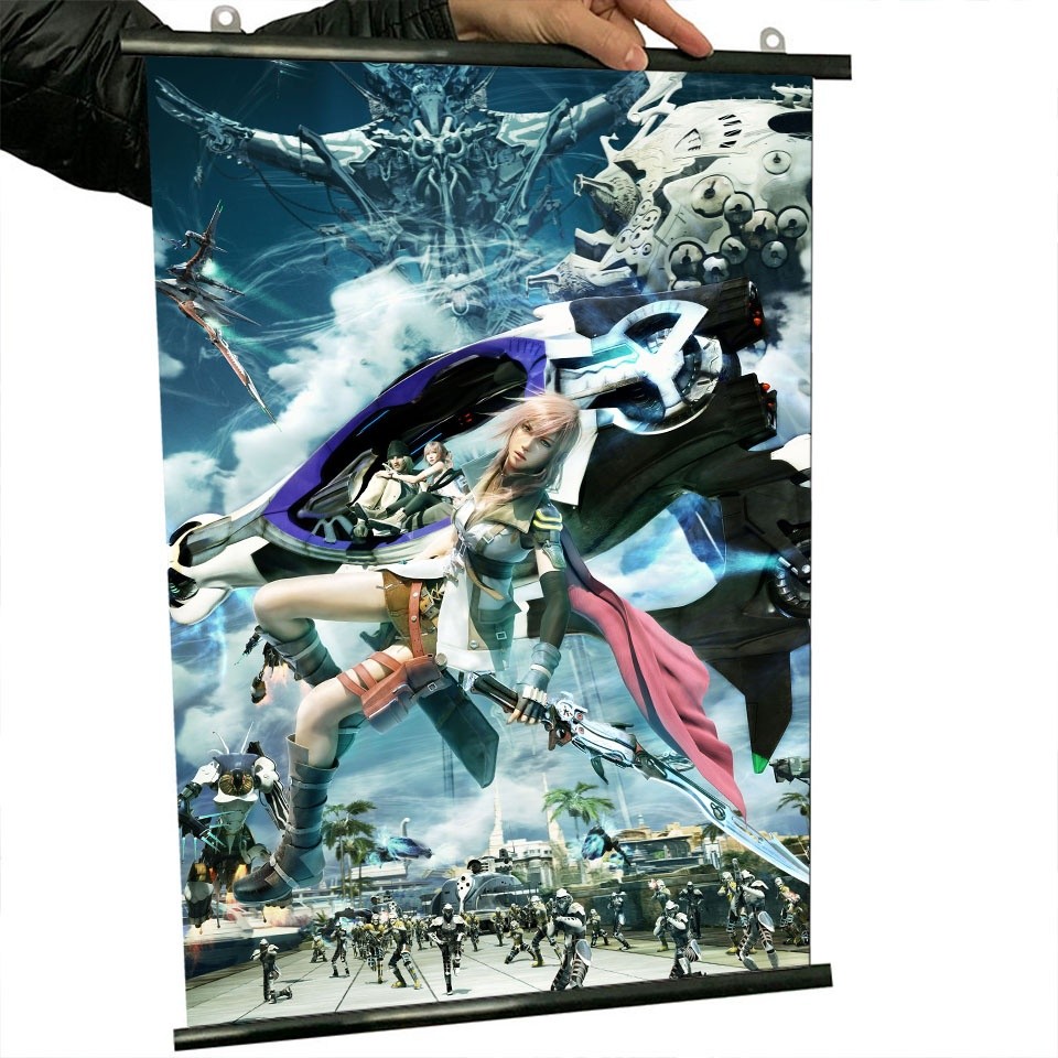 Final Fantasy Remake PS4 PC รุ่นเกม Merchandise โปสเตอร์ภาพวาด FF7 Alice Tifa ตกแต่งภาพวาด