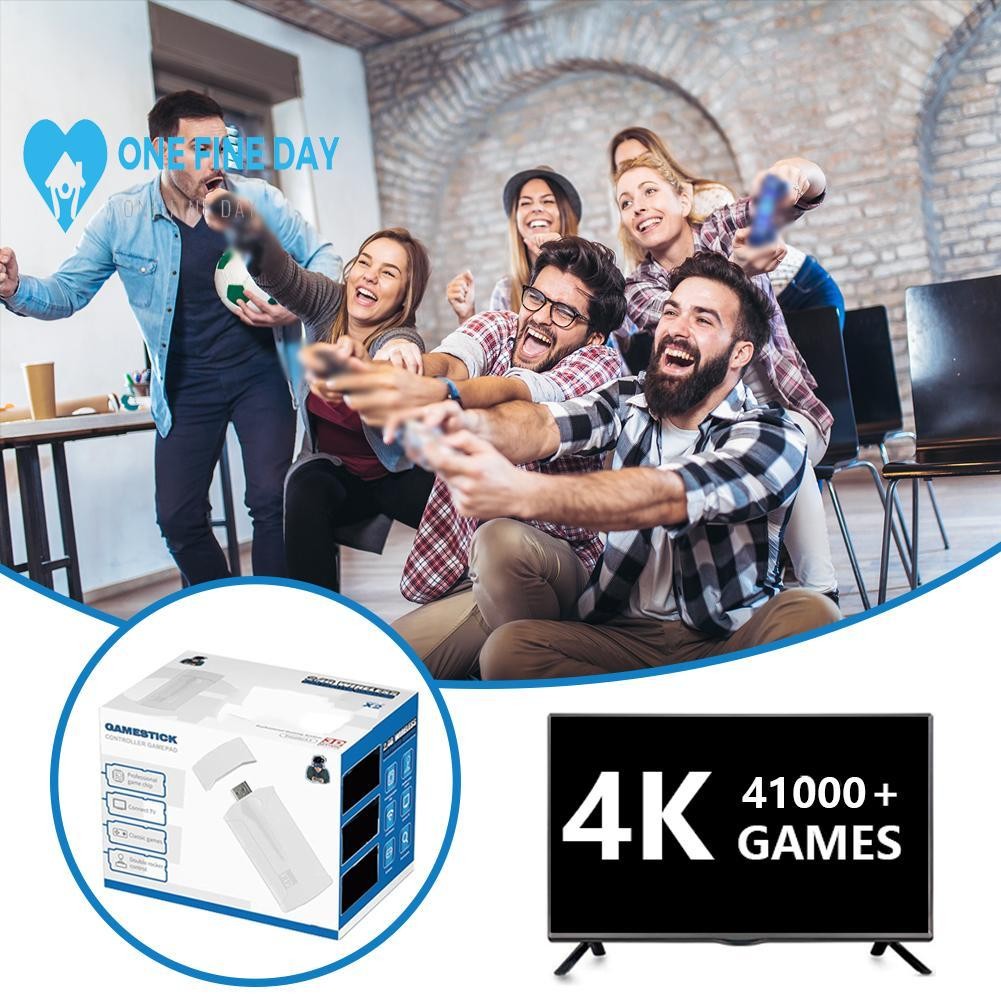 M8puls 4k Hd Retro อาเขตทีวีเกมคอนโซล 64g/128g 40000 + เกมพร้อมที่จับไร้สาย Y0n3