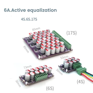 4S Active Balance 5A/6A Active Balance Board สําหรับ LiFePo4 Li-ion
