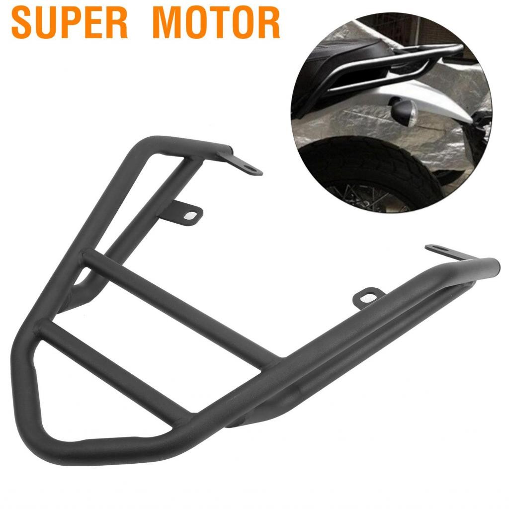Super  Motor Super Motor-Th Fender Luggage ชั้นวางท่อเหล็กตัวยึด M516-B035-BLK พอดีสำหรับ Ducati Scr