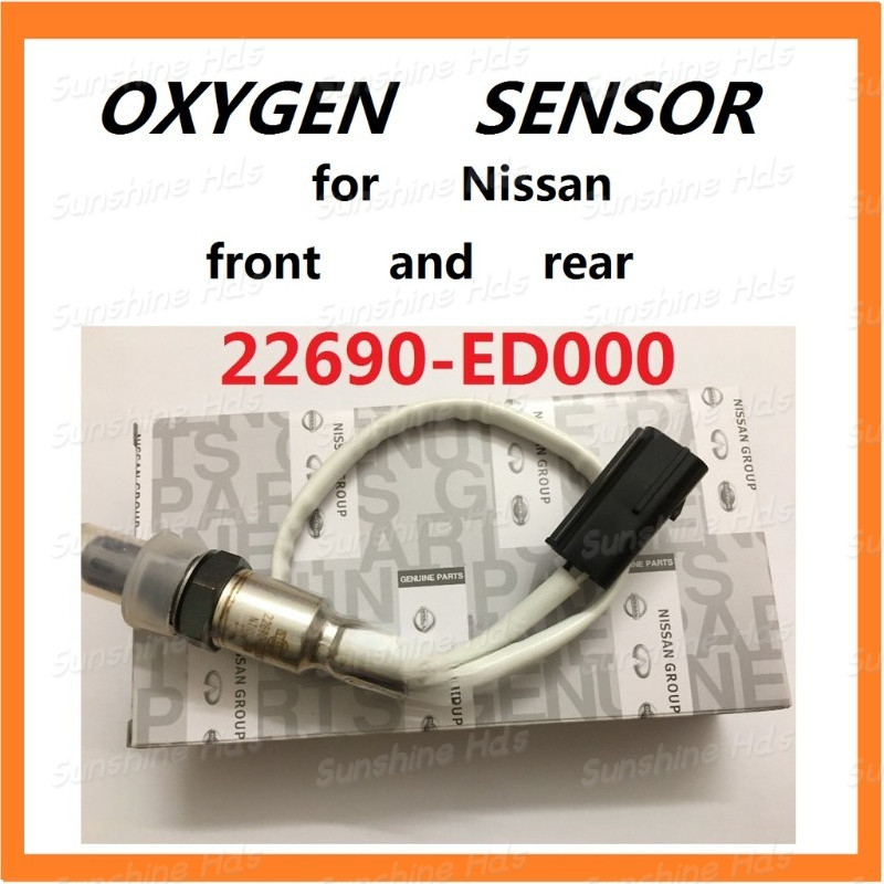 ยี่ห้อใหม่ Nissan Livina Latio Tiida Teana Almera ด้านหน้าและด้านหลังออกซิเจน O2 Sensor Exhaust 22690-ED000