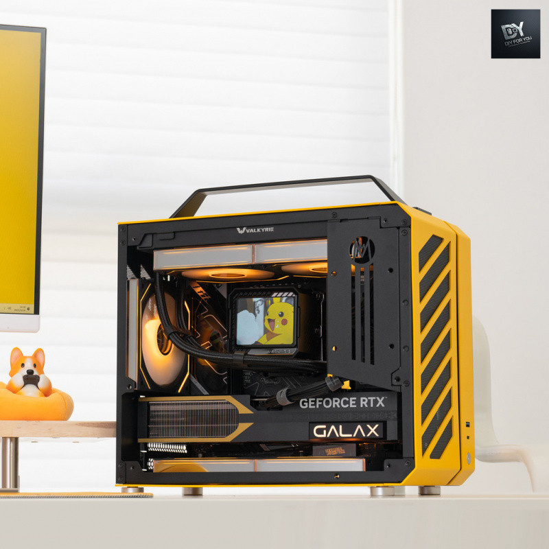 DIY FOR YOU Desktop PC C28 Mini 9800X3D/5070Ti เดสก์ท็อปเกมคอมพิวเตอร์ 5080 ทั้งคอนโซล ITX คอนโซล