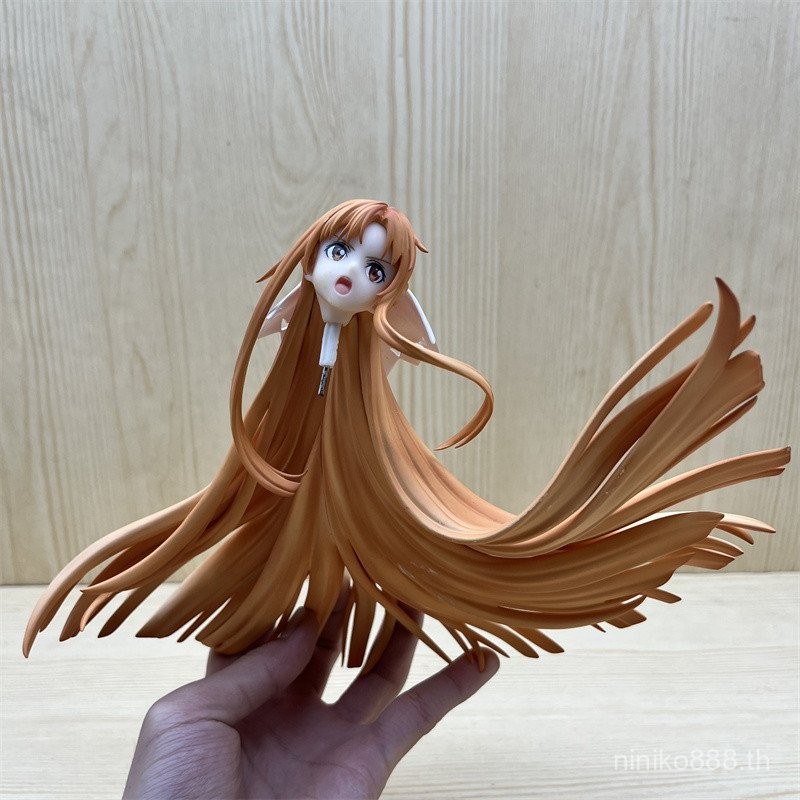 แกะสลักหัวทํามือจํานวนมาก Aniplex Sword Art Online God of Creation Secia Asuna Split Demon Change
