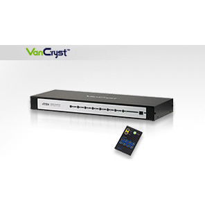 ATEN Hongzheng VS0801H 8-Port HDMI Audiovisual Switcher รีโมทคอนโทรลอินฟราเรดสลับ 8 ชุด HDMI ภาพและส