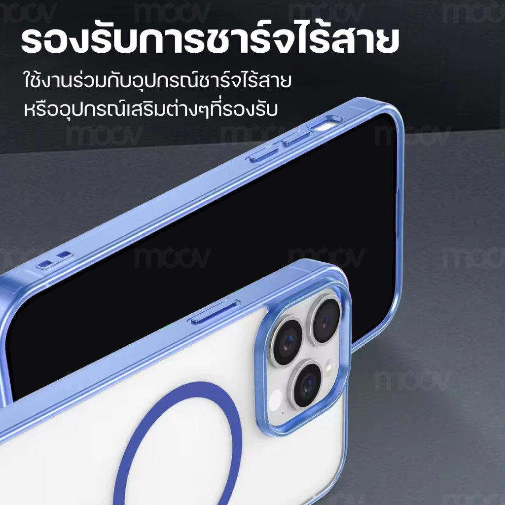 [ส่งไว] Moov CS07 เคสแม่เหล็ก ไอโฟน Case iPhone 17 Pro Max Air 16 Pro 15 Plus 14 13 12 11 ชาร์จไร้สาย thumbnail 6