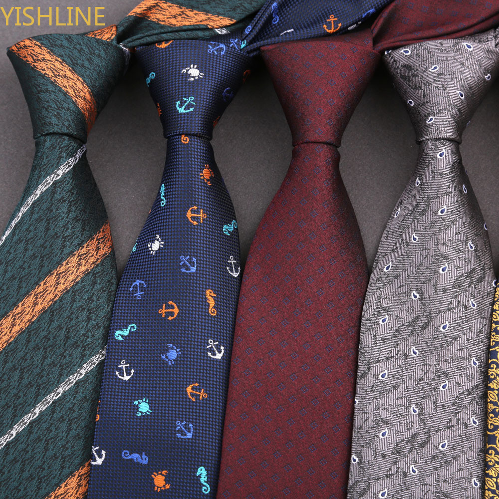 Vintage Man Tie 7.5/8 ซม.ไวน์สีเขียว Navy Paisley เนคไทแถบชุดดอกไม้เทศกาลวันหยุด