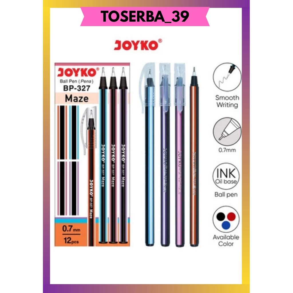 T39 [ขายปลีก 1 ชิ้น] JOYKO MAZE 0.7mm BP-327 N PEN