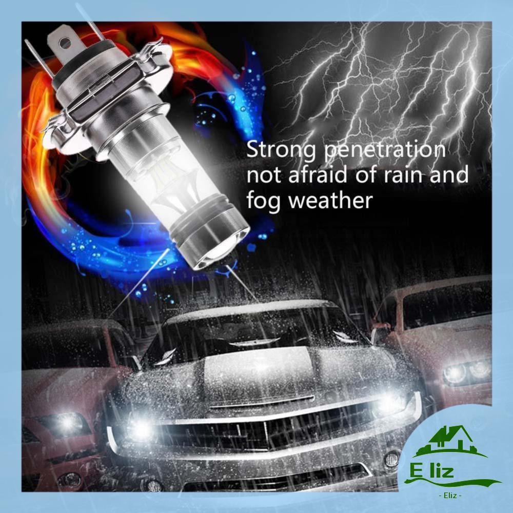 [Elizabeth1.th] 2 ชิ้น H4 100W 2828 20SMD LED ไฟขับรถรถยนต์กําลังสูงหลอดไฟหมอก [Elizabeth1.th]