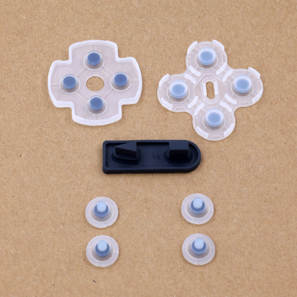 เปลี่ยนแผ่นยางสําหรับคอนโทรลเลอร์ Sony PS1 PS ปุ่มสัมผัสยางนําไฟฟ้า D-Pad W