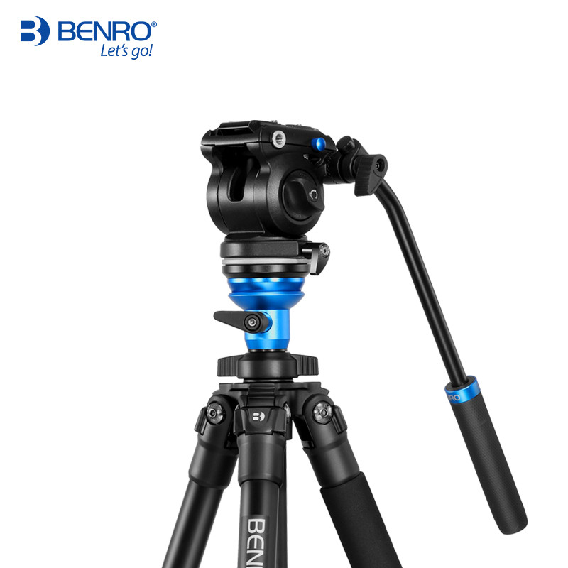 Bennow A1573FS2N ขาตั้งกล้องกล้องไฮดรอลิก Damping Gimbal กล้อง SLR แบบพกพากล้องนกขาตั้งกล้อง Canon R