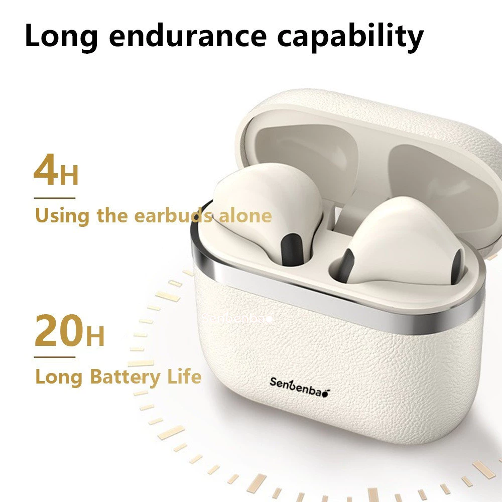 SenBenBao Pro 17 หูฟัง TWS หูฟังไร้สายบลูทูธ 5.4 ชุดหูฟังพร้อมไมโครโฟนระบบควบคุมแบบสัมผัสสําหรับสมาร์ทโฟน thumbnail 5