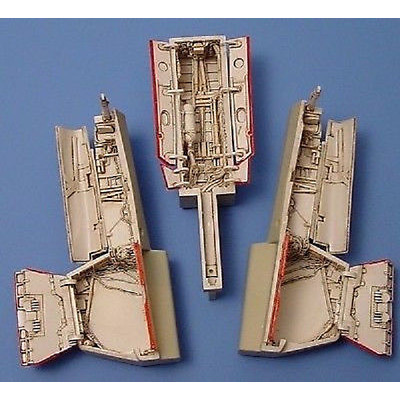 3564 Scenario Model Resin F-14 โกดังล้อเรซินพร้อม Hasegawa 1: 48
