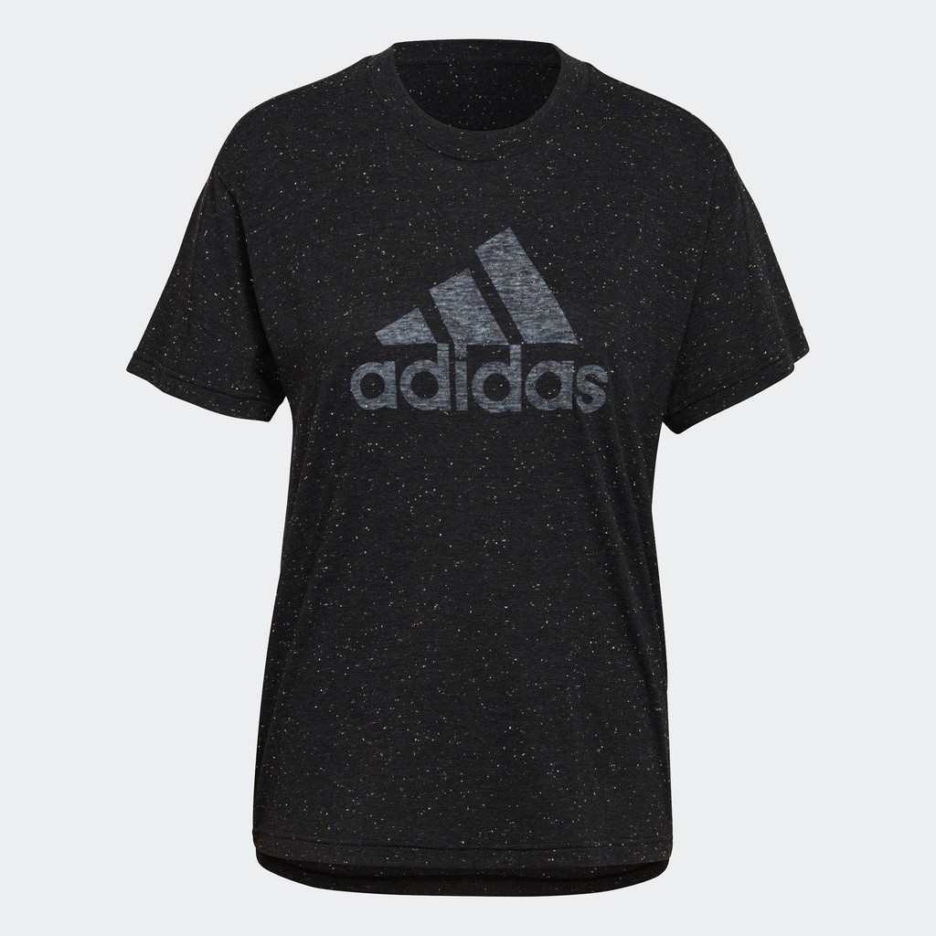 adidas ไลฟ์สไตล์ เสื้อยืด Future Icons Winners 3 ผู้หญิง สีดำ HI3680