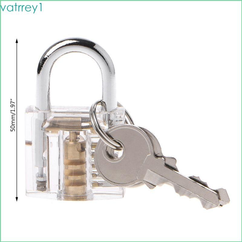 VAT1 Transparent Keylock Visible Lock Inside View Lock smith Cutaway Practice Tools