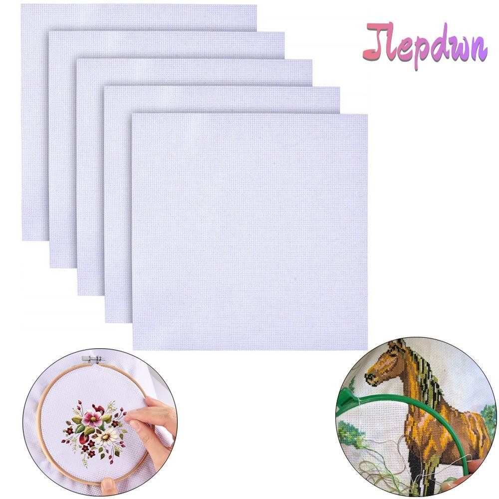 JEPDWN Aida Cloth Cotton DIY เย็บปักถักร้อย ปักครอสติสแฮนด์เมด