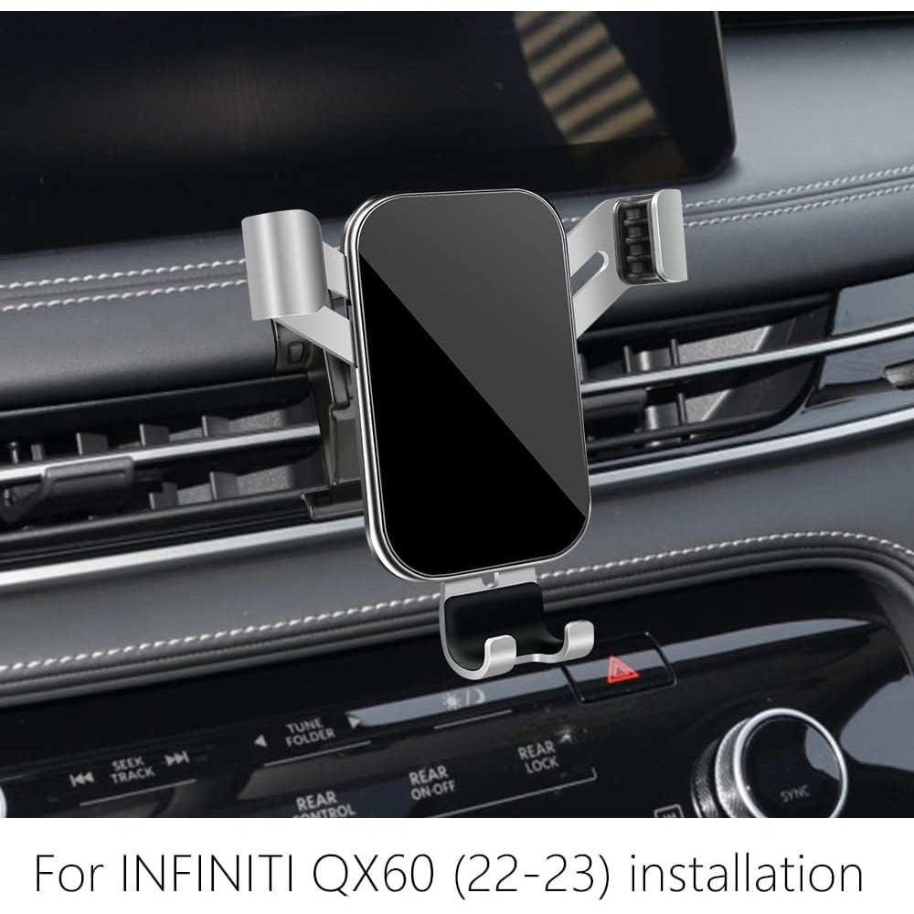 ที่วางโทรศัพท์ในรถยนต์สําหรับ Infiniti QX60 2022 2023 2024 2025 SUV อุปกรณ์ตกแต่งภายในรถยนต์โทรศัพท์