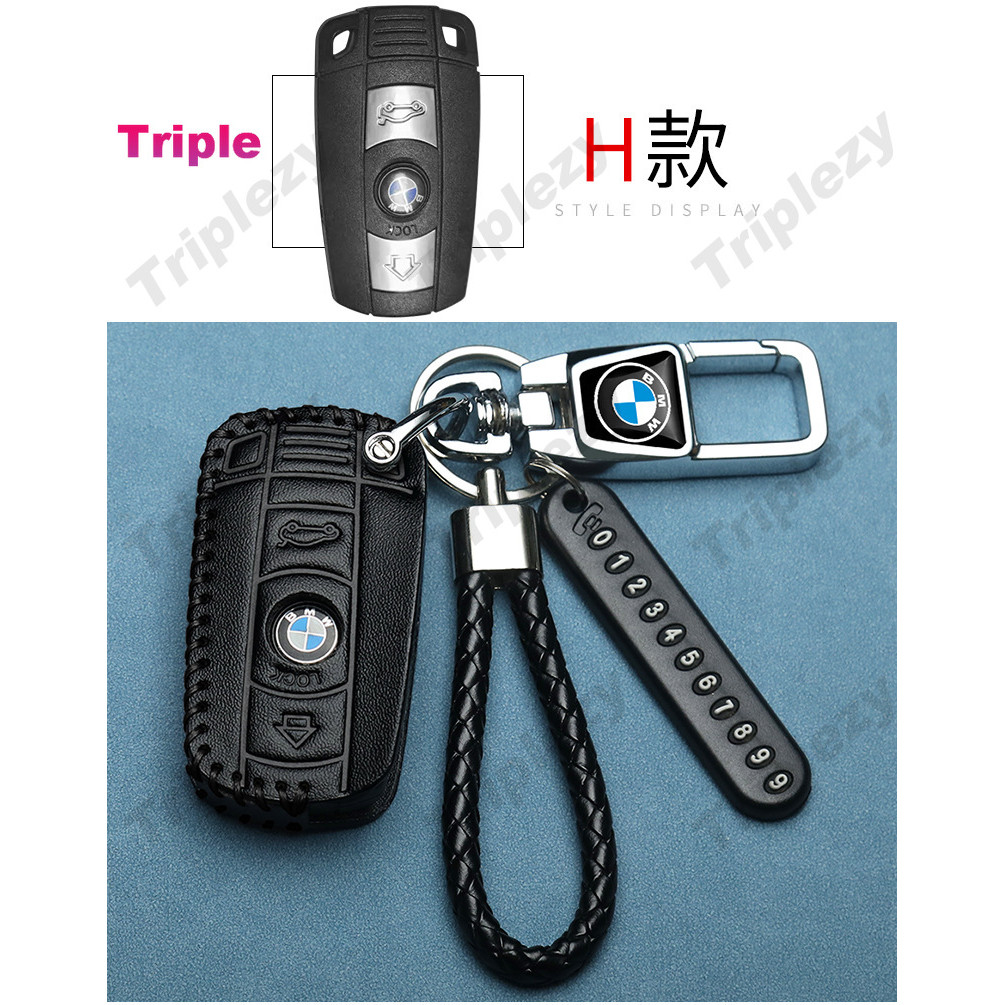 หนังปลั๊กเริ่มต้นกุญแจรถ Fob Shell ผู้ถือพวงกุญแจสําหรับ BMW 1 3 5 6 Series X1 X3 X5 X6 Z4 E81 E83 E84 E87 E82 E89 E90 E91 E92 E93 E60 E65 E61 E66 E64 E63 E66 E64 E66 E66 E64 E65 E66 E66 E66 E64 E71 E72 - รูปที่ 6