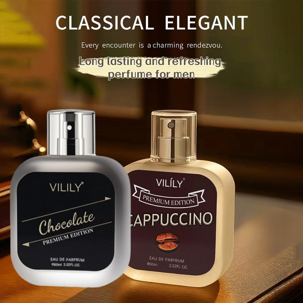 🌟Vilily น้ำหอมกลิ่นกาแฟ ช็อกโกแลต คาปูชิโน ลาเต้ 60ml 🌸 กลิ่นหอมหวานละมุน ติดทนนาน ใช้ง่ายทุกวัน 💖ขายดีอันดับต้นๆ
