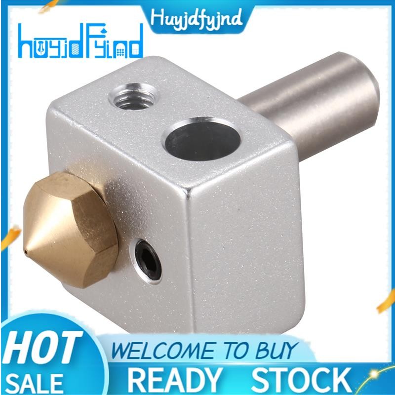 MK10 Hotend Kit สําหรับเครื่องพิมพ์ 3D | หัวฉีด M7 และคอพร้อมหลอด PTFE และบล็อกเครื่องทําความร้อนอลู
