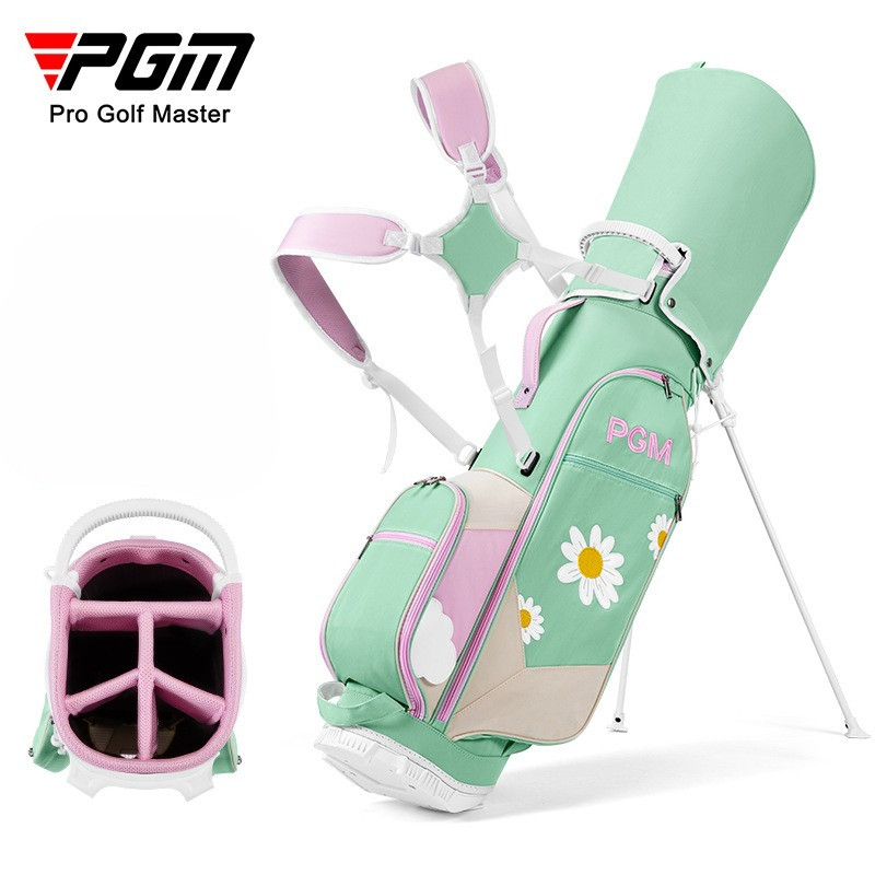 Pouch Golf Women's QB188 - ถุงกอล์ฟแบบยืน แยกช่อง 5 ทาง หนักเพียง 2.7 กิโลกรัม พลาสติกไนลอนกันน้ำ