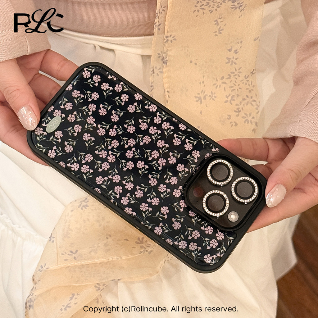 Rose ดอกไม้เคสโทรศัพท์ Drop-Resistant เคสโทรศัพท์สําหรับ iPhone 16 Promax 15 Promax 11 12 13 14plus 15plus 16e 16plus 16pro 15pro