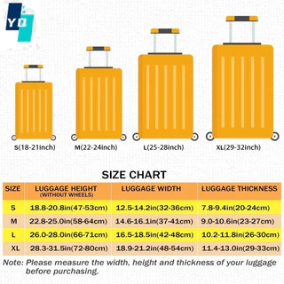 ผ้าคลุมกระเป๋าเดินทางที่กําหนดเองส่วนบุคคลเพิ่มโลโก้ภาพของคุณชื่อ Baggage ตัวป้องกันกระเป๋าเดินทางพิมพ์ที่กําหนดเอง (18"-32" ปก)
