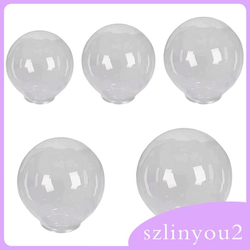 [szlinyou2] ฝาครอบไฟบอลอะคริลิคใส, ทนฝนและแดด, การติดตั้งอย่างรวดเร็ว, อุปกรณ์เสริมโพสต์โคมไฟ, เปลี่ยนอเนกประสงค์