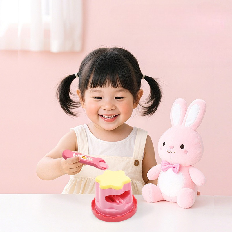 การ์ตูนสตรอเบอร์รี่พุดดิ้งให้อาหารชุดของเล่นสร้างสรรค์และน่ารักให้อาหารเล่นบ้านของเล่นสมองเพิ่มของขวัญ - รูปที่ 2